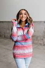 Load image into Gallery viewer, Halfzip Sweatshirt - Very Patriotic