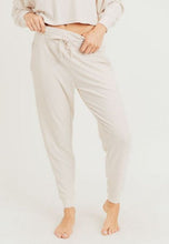 Load image into Gallery viewer, Ava Natural Ribbed Sweatpants