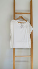 Load image into Gallery viewer, Bella Boatneck Basic Tee - Off White