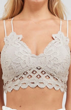 Load image into Gallery viewer, Amber Lace Bralette - Champagne