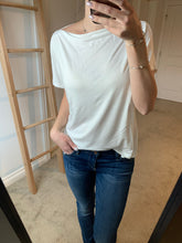 Load image into Gallery viewer, Bella Boatneck Basic Tee - Off White