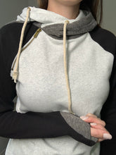 Load image into Gallery viewer, DoubleHood Sweatshirt - Monochrome