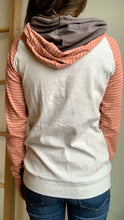 Load image into Gallery viewer, DoubleHood Sweatshirt - Coral Me Crazy