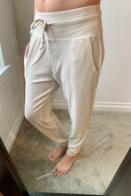 Load image into Gallery viewer, Ava Natural Ribbed Sweatpants