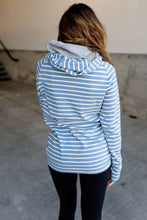 Load image into Gallery viewer, DoubleHood Sweatshirt - City Girl Blue