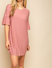 Load image into Gallery viewer, Gemma Scalloped Sleeve Dress
