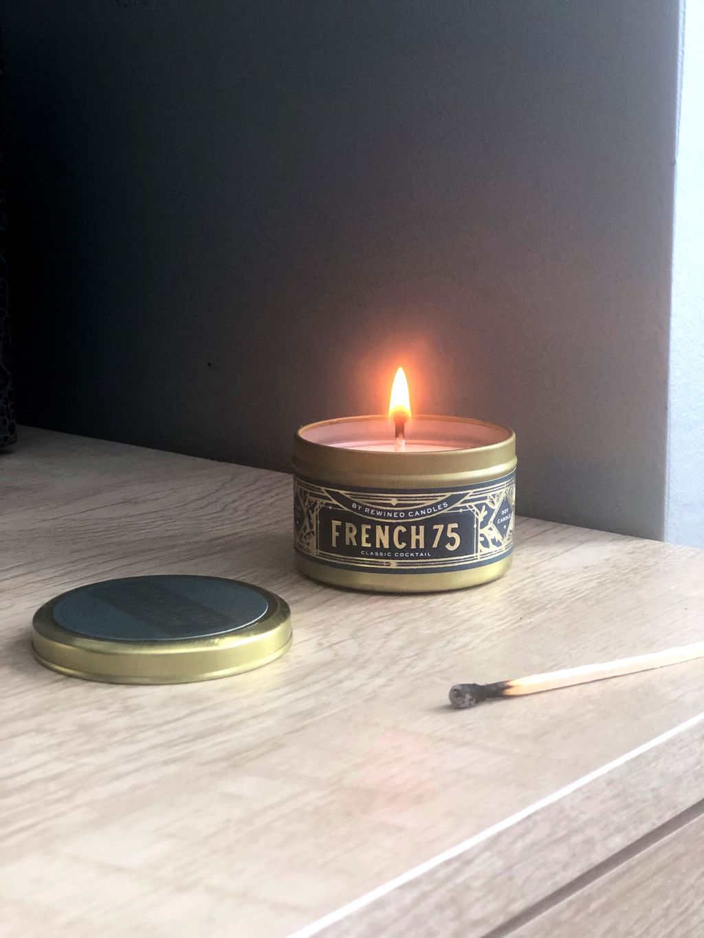 French 75 Tin Candle