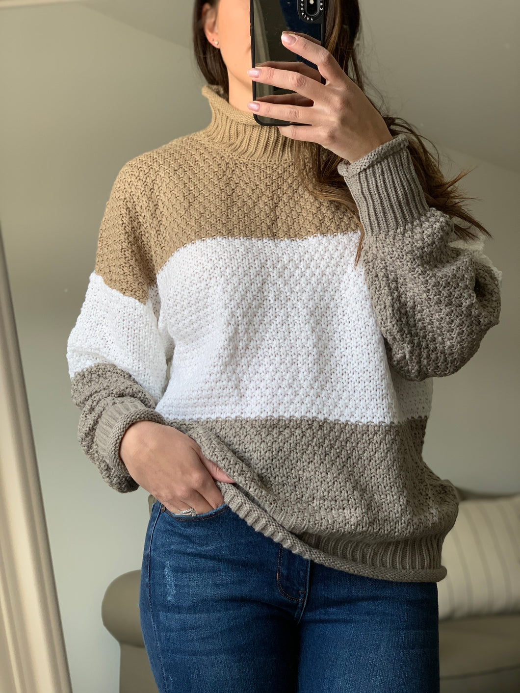 Farrah Knit Turtleneck Sweater
