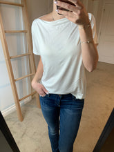 Load image into Gallery viewer, Bella Boatneck Basic Tee - Off White
