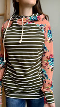 Load image into Gallery viewer, DoubleHood Sweatshirt - Budding Beauty
