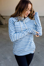 Load image into Gallery viewer, DoubleHood Sweatshirt - City Girl Blue
